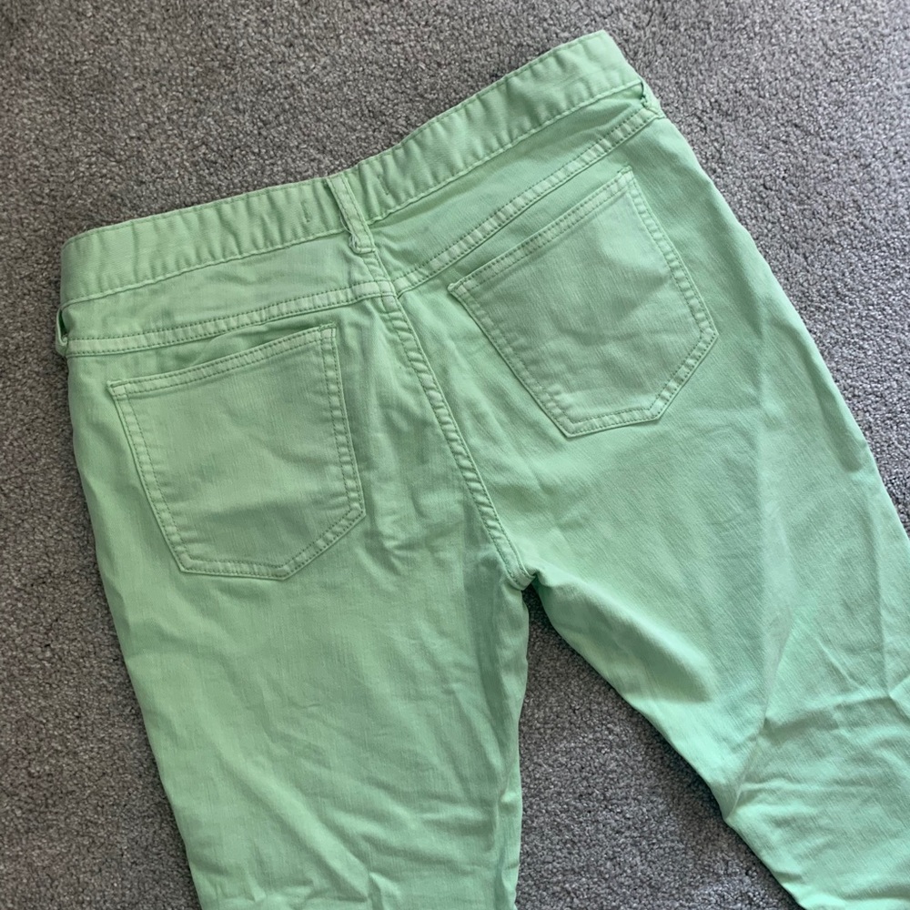 Free People green jeans